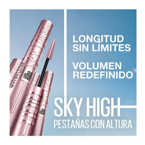 Máscara de Pestañas Maybelline Sensational Sky High Waterproof Very Black x 7,2 ml (copia) - Imagen 3
